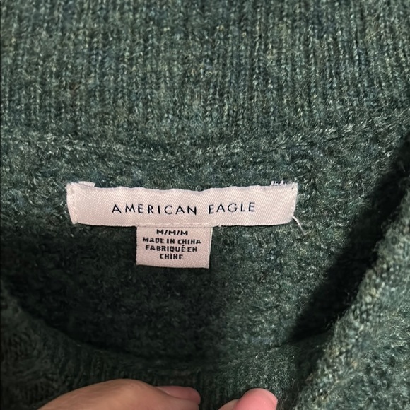 American Eagle Outfitters Green Crew Neck Sweater - Picture 4 of 5